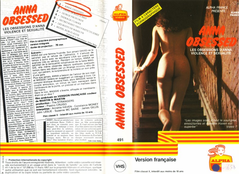 Anna Obsessed / Одержимая Анна   Annette Haven, Constance Money, Suzanne McBain